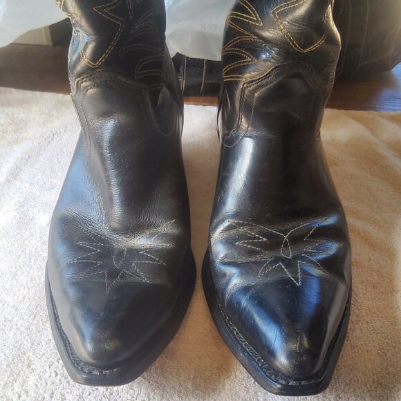 Men's Cowboy boots black by  BILTRITE - Picture 5 of 12